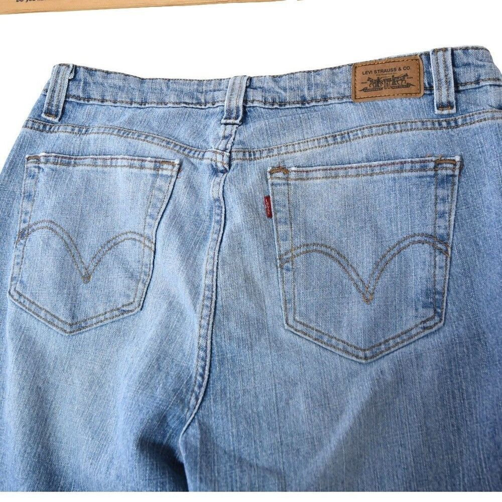 Levi’s 515 Bootcut Jeans Women’s 16M Mid Wash Blue Stretch Denim Classic Mid - Picture 5 of 11